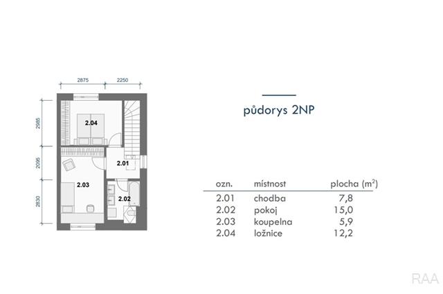 půdorys 2.NP [5/24]